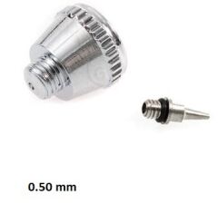 BD-116, 130, 180 Double Action Airbrush için Nozzle Cap & Nozzle 0.50mm