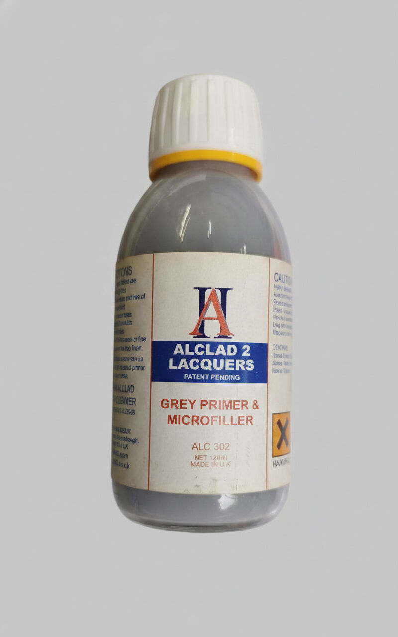 Grey primer and microfiller 120ml.